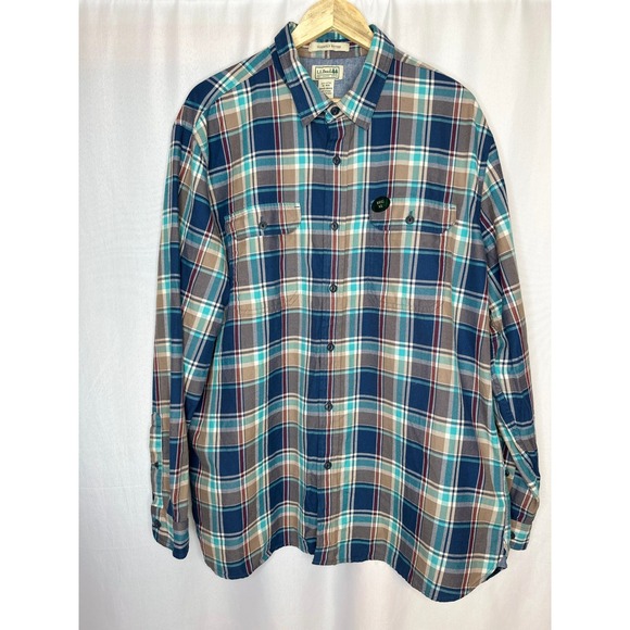 L.L. Bean Other - NWOT LL Bean Men's Plaid Button Down Shirt XLARGE Outdoor Nature Gorpcore